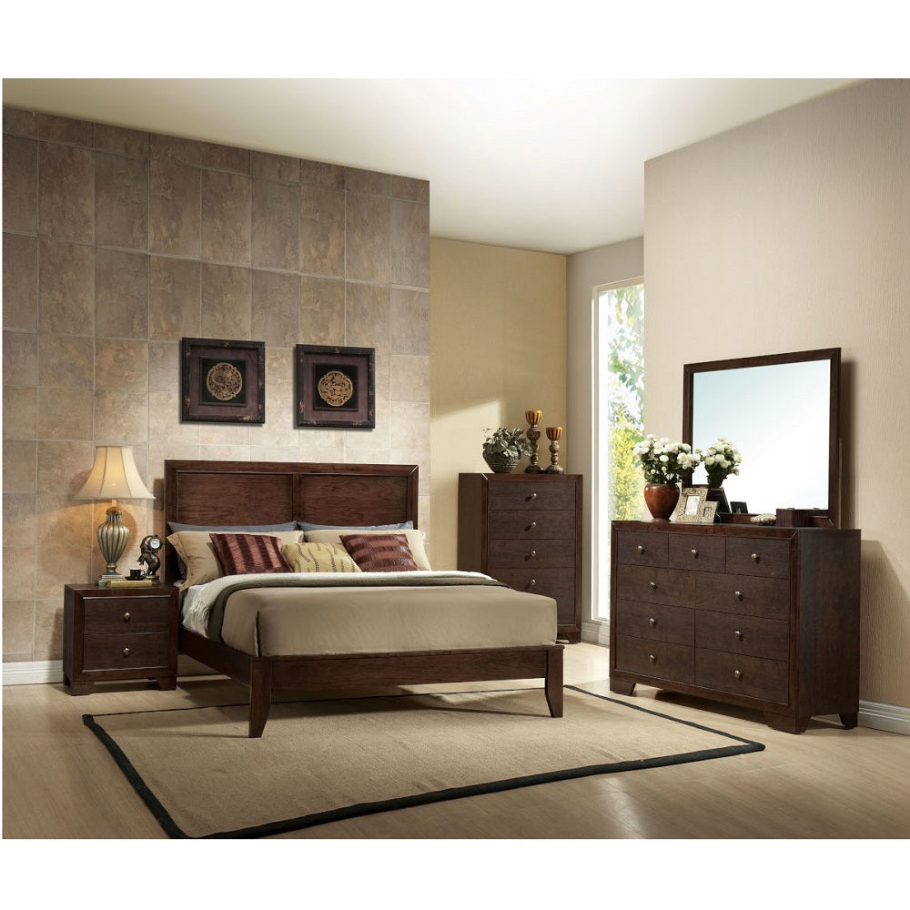 Madison Espresso Finish Queen Bed