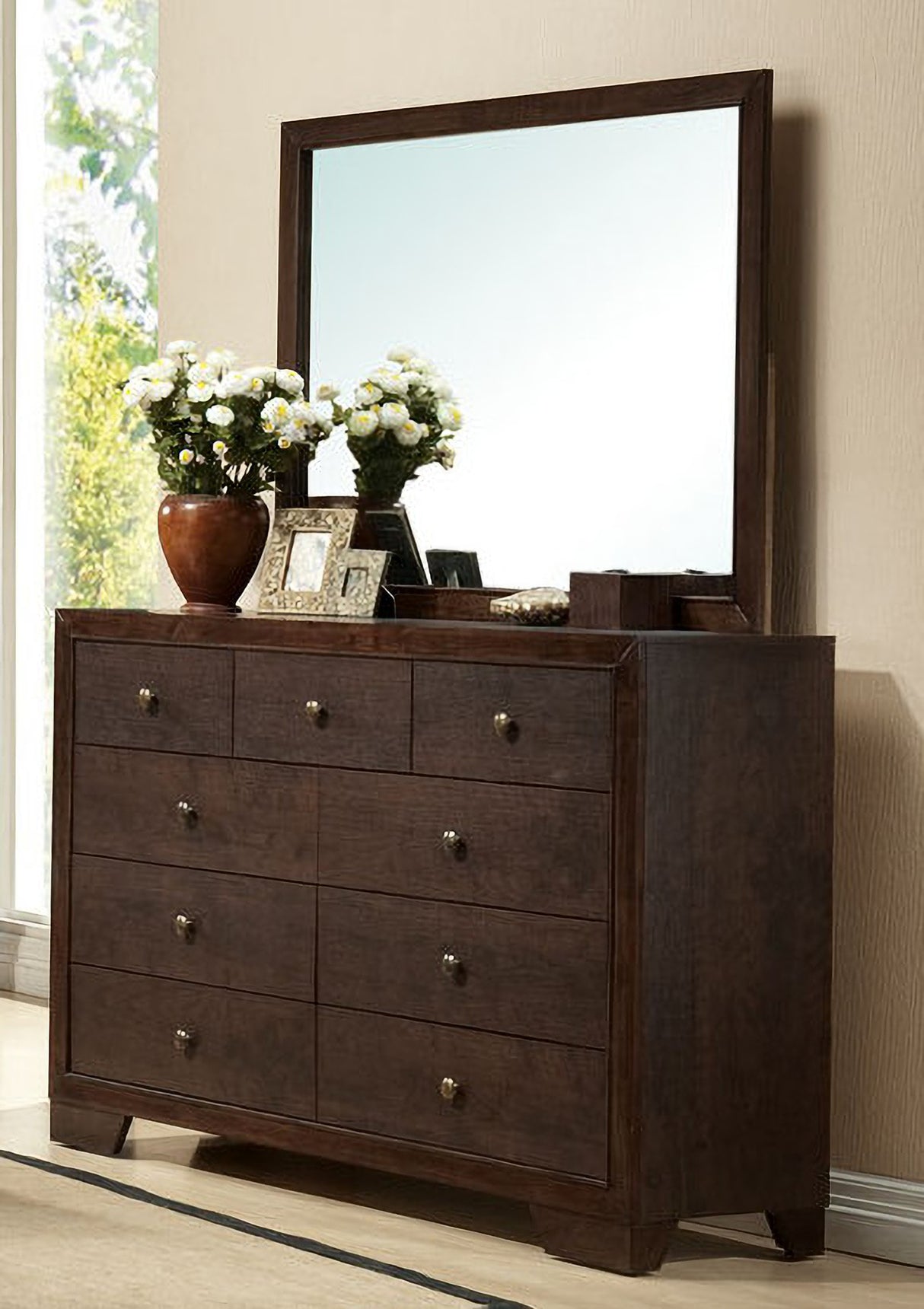 Acme Madison Panel Bedroom Set in Espresso