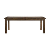 Jerrick Burnished Brown Dining Table