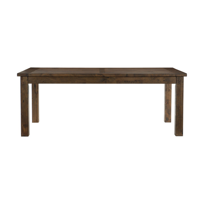 Jerrick Burnished Brown Dining Table