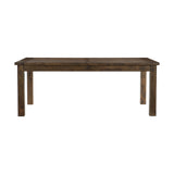 Jerrick Burnished Brown Dining Table
