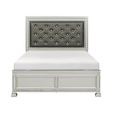 Bevelle Silver Queen Bed