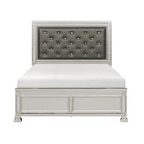 Bevelle Silver Queen Bed