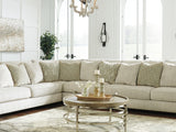 Rawcliffe Parchment 4-Piece Sectional