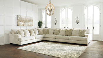 Rawcliffe Parchment 4-Piece Sectional