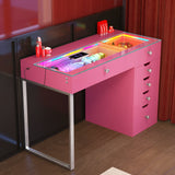 Diana RGB Vanity Desk - 6 Storage Drawers