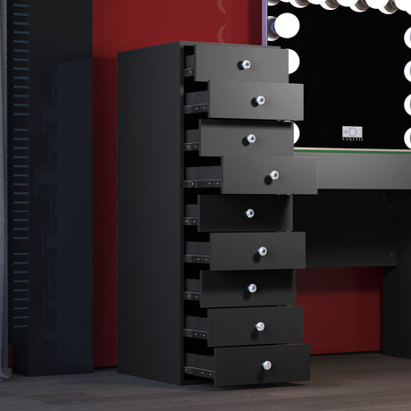 9-Drawer Makeup Vanity Storage Unit