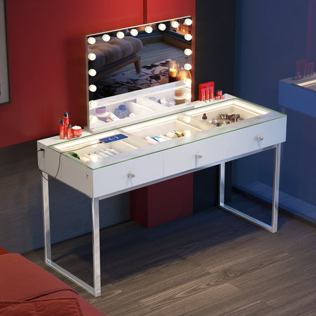 Billie Vanity Desk - 3 Storage Drawers