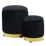 Zoe Storage Ottoman Set