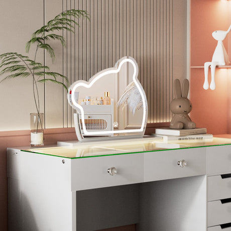 Hollywood Vanity Mirror Bear LED Mirror