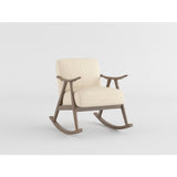 Waithe Orange Rocking Chair