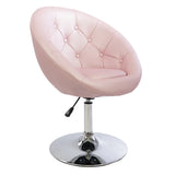 Antoinette Round Tufted Vanity Chair