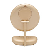 Melody 9-inch Round Duotone Makeup Mirror with Bluetooth Speakers