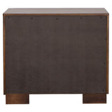 Jessica Cappuccino 5-Piece Queen Led Bedroom Set