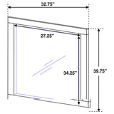 Jessica Cappuccino 5-Piece Queen Led Bedroom Set