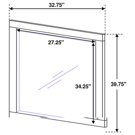 Jessica Cappuccino 5-Piece Queen Led Bedroom Set