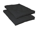 8" Premium Futon Pad Black