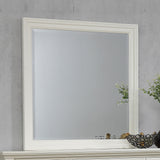 Sandy Beach Rectangular Mirror White
