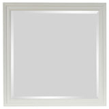 Sandy Beach Rectangular Mirror White