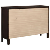 Carlton 6-Drawer Rectangular Dresser Cappuccino