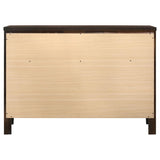 Carlton 6-Drawer Rectangular Dresser Cappuccino