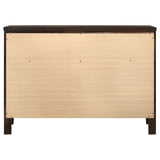 Carlton 6-Drawer Rectangular Dresser Cappuccino