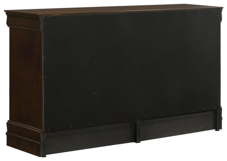 Louis Philippe Cappuccino 5-Piece Eastern King Bedroom Set