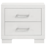 Jessica 2-Drawer Nightstand White