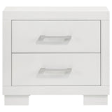 Jessica 2-Drawer Nightstand White