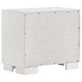 Jessica 2-Drawer Nightstand White