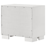 Jessica 2-Drawer Nightstand White