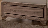 Kauffman Washed Taupe Panel Storage Bedroom Set