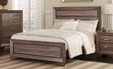 Kauffman Washed Taupe Panel Bedroom Set