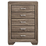 Kauffman 5-Drawer Chest Washed Taupe