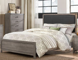 Woodrow Black Upholstered Panel Bedroom Set