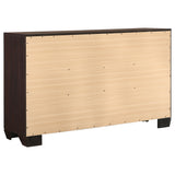 Kauffman 6-Drawer Dresser Dark Cocoa