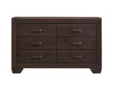 Kauffman 6-Drawer Dresser Dark Cocoa