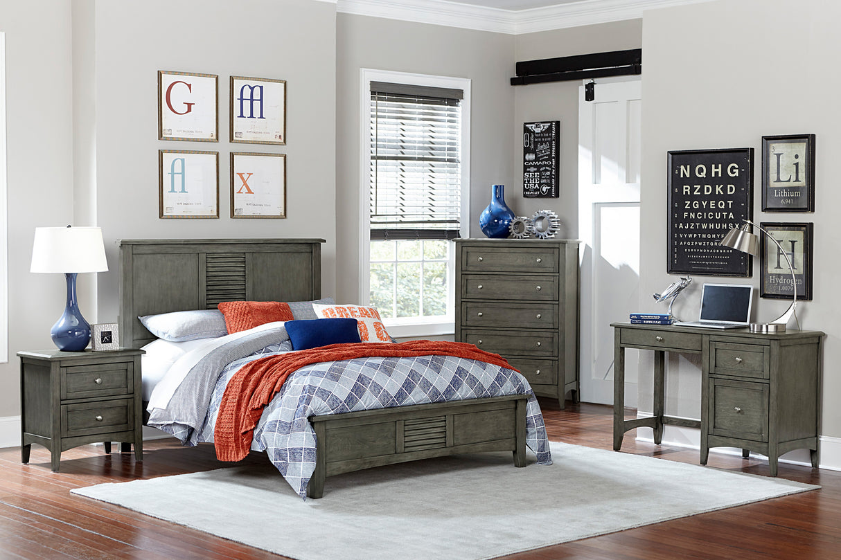 Garcia Gray Twin Bed