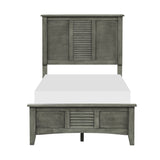 Garcia Gray Twin Bed