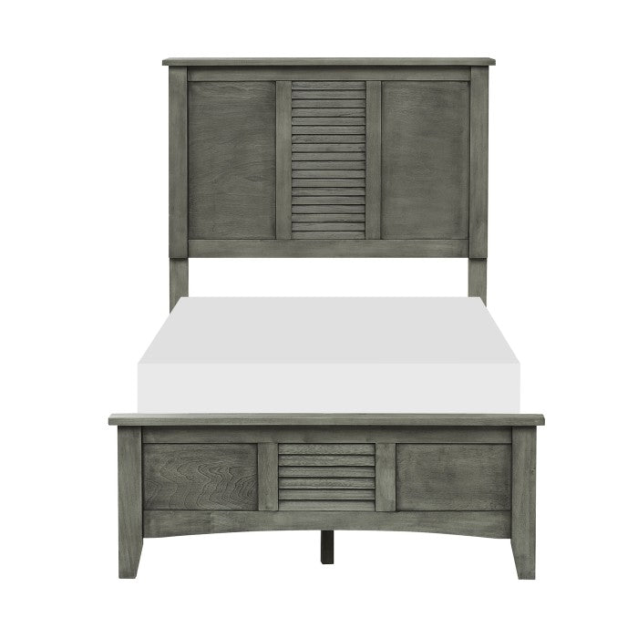 Garcia Gray Twin Bed