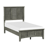 Garcia Gray Twin Bed