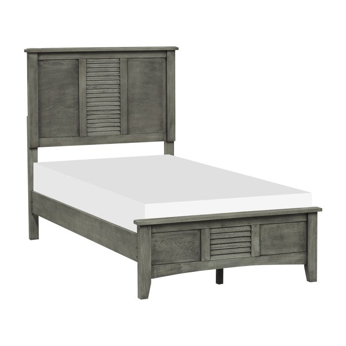 Garcia Gray Twin Bed