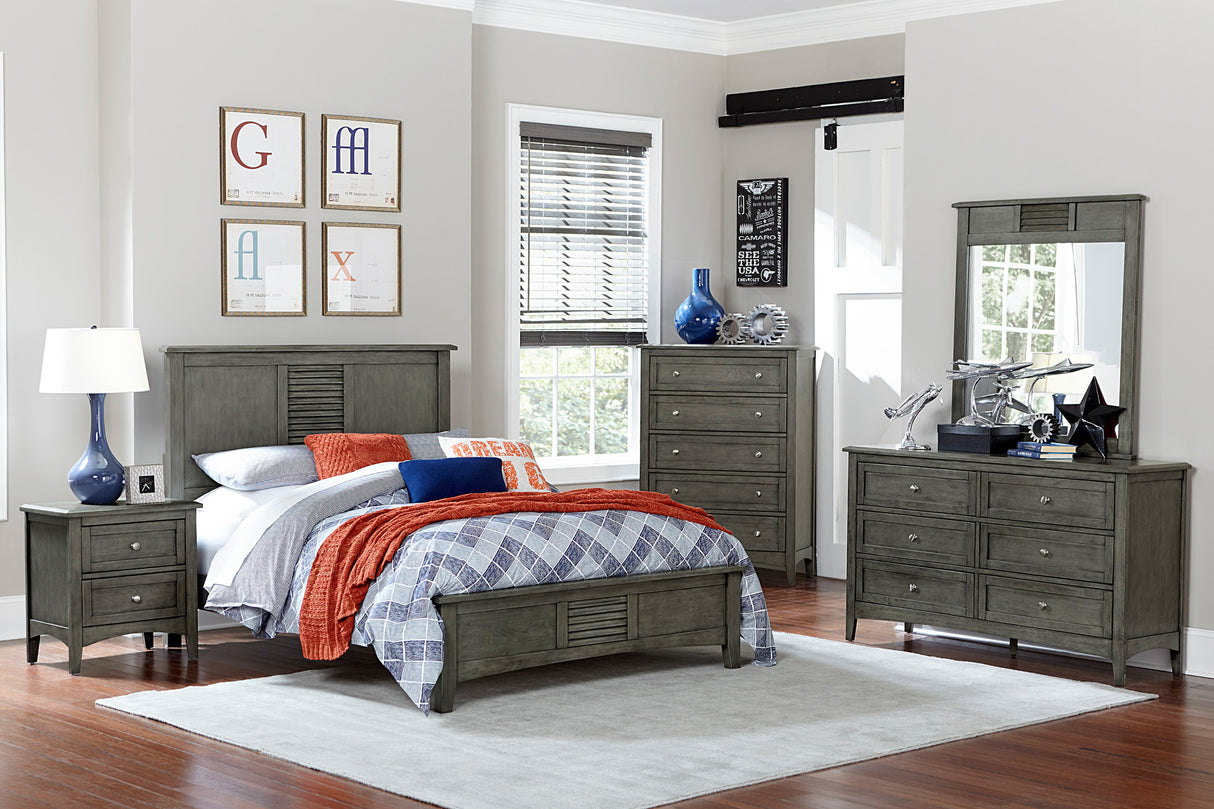 Garcia Gray Twin Bed