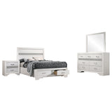 Miranda White 4-Piece Full Bedroom Set