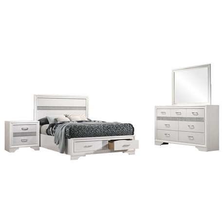Miranda White 4-Piece Full Bedroom Set