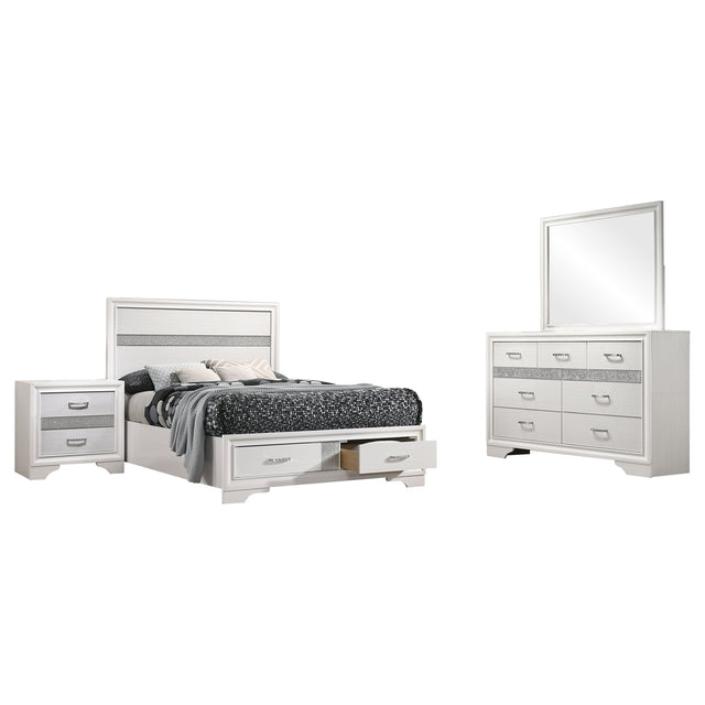 Miranda White 4-Piece Full Bedroom Set