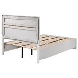 Miranda White 51-Inch Wood Full Storage Panel Bed