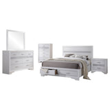 Miranda White 5-Piece Eastern King Bedroom Set
