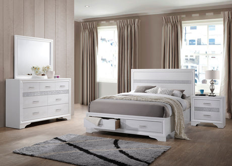 Miranda White 4-Piece Queen Bedroom Set