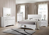 Miranda Queen 2-Drawer Storage Bed White